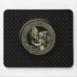 Diamond Plate &amp; St Mike Mouse Pad at Zazzle
