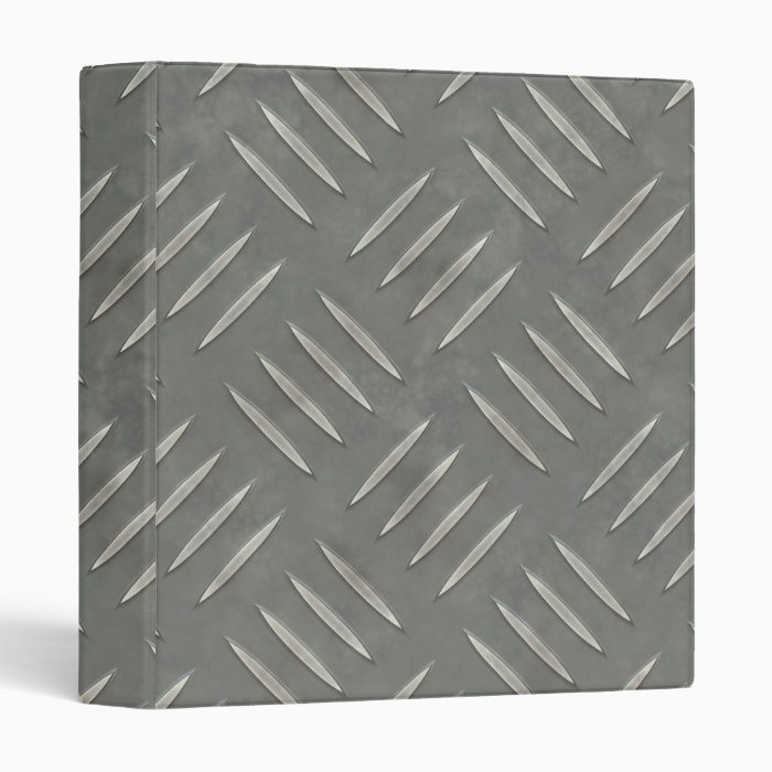 Diamond Plate Stainless Steel Textured Binders