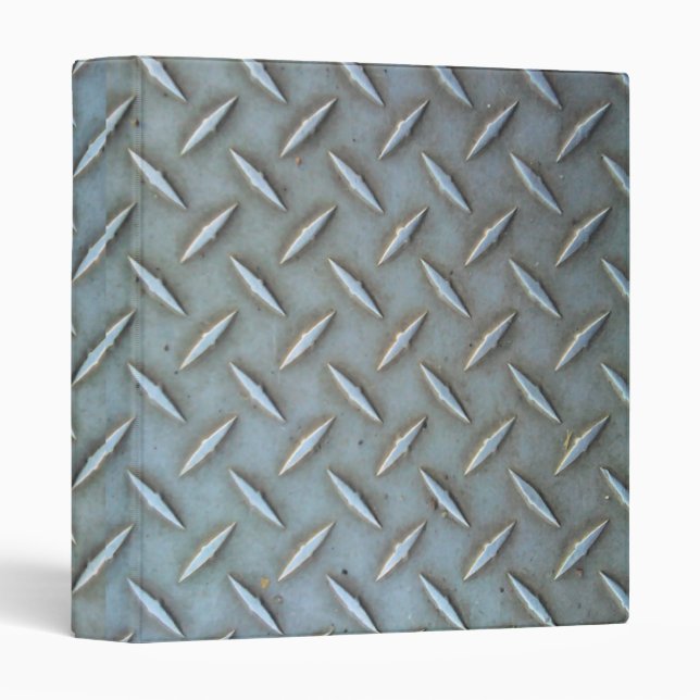 Diamond Plate Steel Binder (Front/Spine)