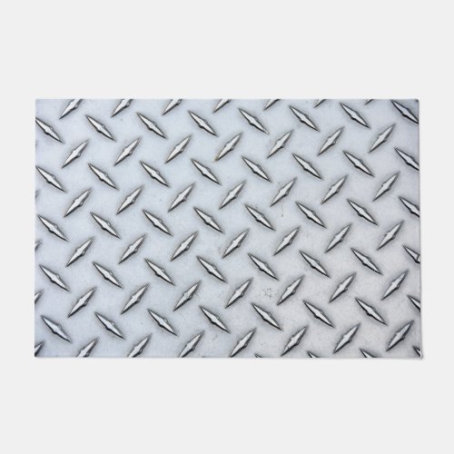 Diamond Plate Steel   Doormat