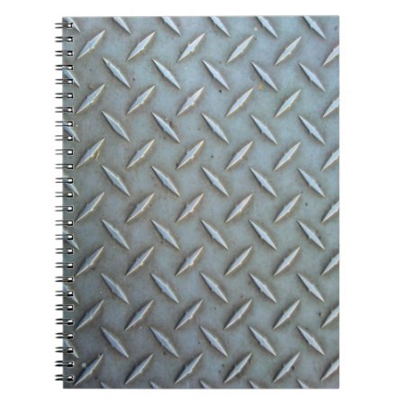 Diamond Plate Steel Notebook