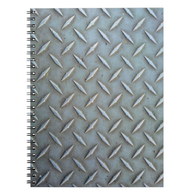 Diamond Plate Steel Notebook (Front)