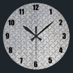 Diamond Plate Wall Clock<br><div class="desc">Diamond Plate Wall Clock</div>