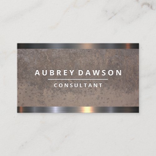 Diamond Plated Steel  Texture Background Business Card