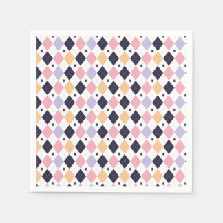 Diamond Purple Pink with Spider Napkins
