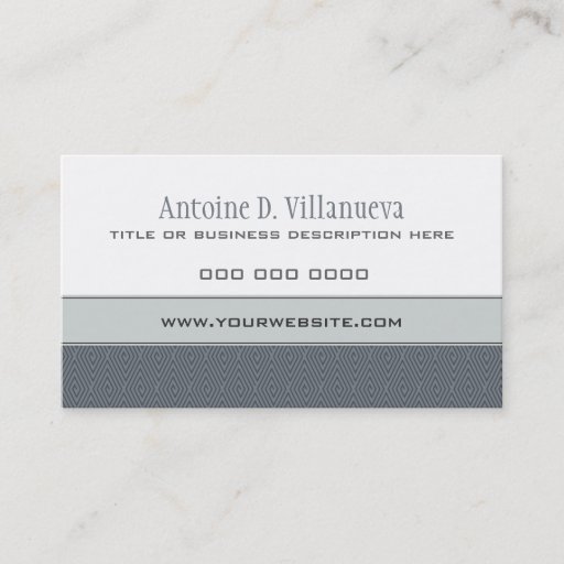 Customizable Diamond QR Business Card