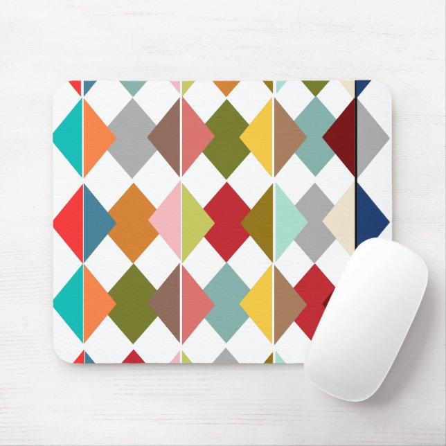 Diamond Quilt  Mouse Pad (With Mouse)