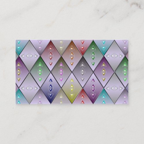 Diamond Quilt Pattern  Custom Business Cards