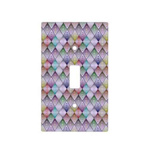 Diamond Quilt Pattern Light Switch Cover