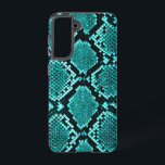 Diamond Rattlesnake Snake Skin aqua Samsung Galaxy S21 Case<br><div class="desc">Diamond Rattlesnake Snake Skin aqua</div>