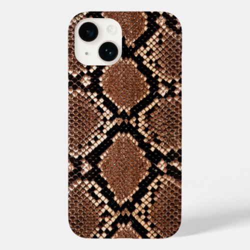 Diamond Rattlesnake Snake Skin Case_Mate iPhone 14 Case