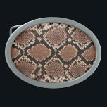 Diamond Rattlesnake Snake Skin Oval Belt Buckle<br><div class="desc">Diamond Rattlesnake Snake Skin</div>