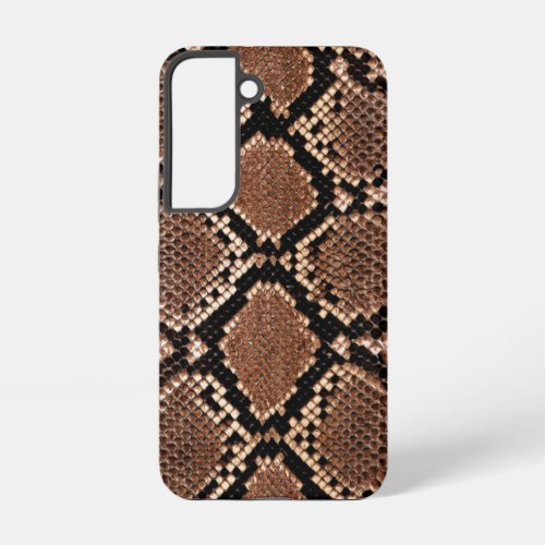 Diamond Rattlesnake Snake Skin Samsung Galaxy S22 Case