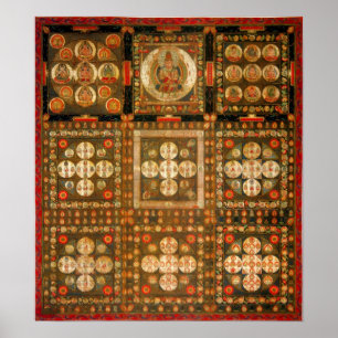 Diamond Realm Mandala Poster