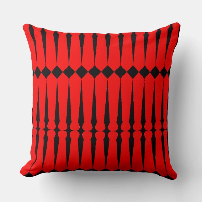Diamond Red Ties Novelty  Throw Pillow (Front)