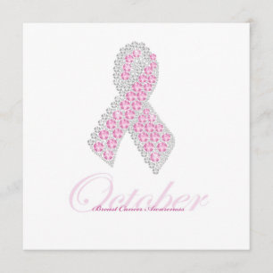 Diamond Ribbon Invitation Square
