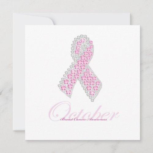 Diamond Ribbon Invitation Square