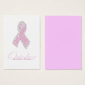 Diamond Ribbon Message Card (Front & Back)