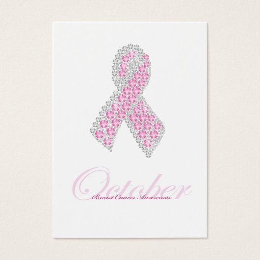 Diamond Ribbon Message Card (Front)