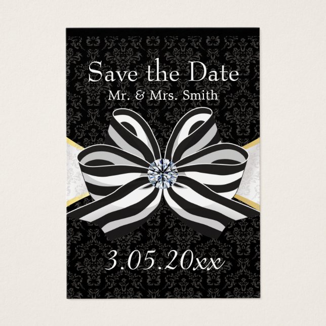 Diamond Ribbon with Damask Pattern (Front)