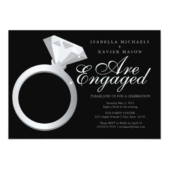 Diamond Ring | Engagement Party Invite