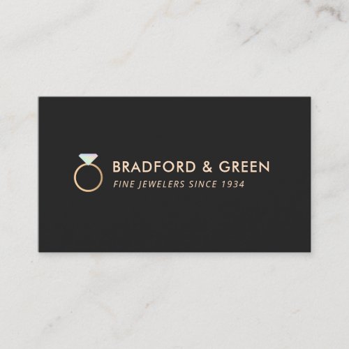 Diamond Ring Fine Jewelers Business Card