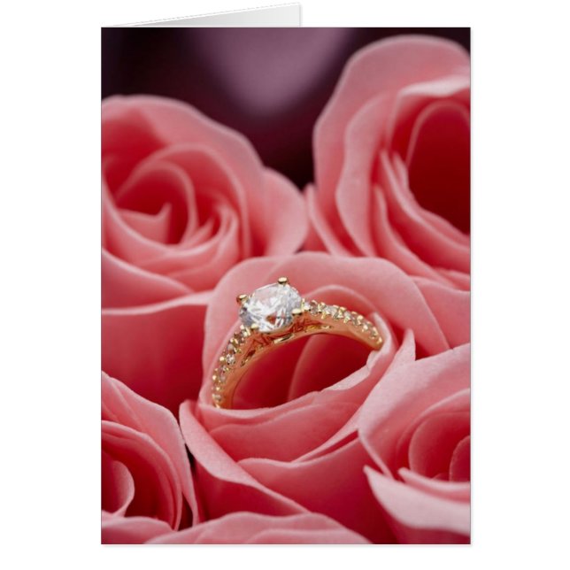 Diamond Ring Roses Cards (Front)
