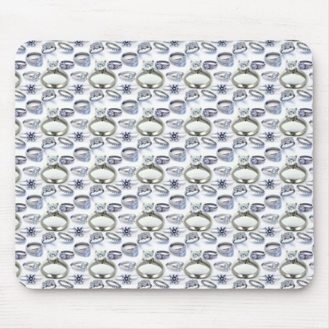 Diamond Rings Mouse Pad (Front)