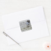 Diamond Rings Pearls Wedding Thank You Favor Tag (Envelope)