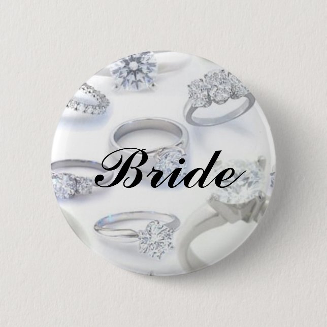 Diamond Rings Pinback Button (Front)