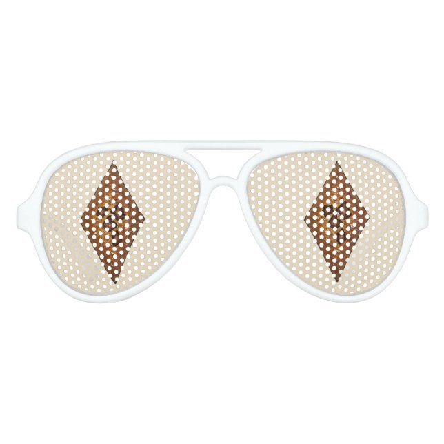 Diamond Sand Tart Christmas Sugar Cookie Holiday Aviator Sunglasses (Front)