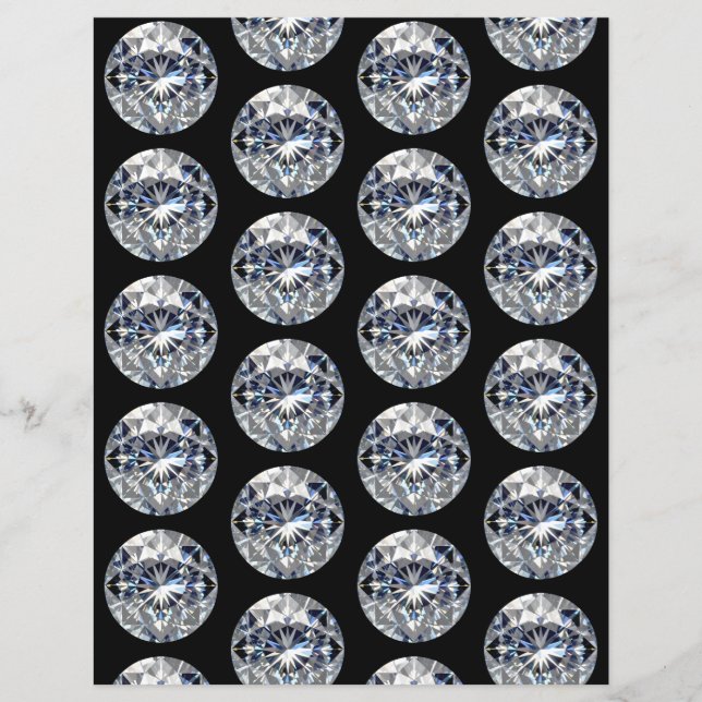 Diamond Scrapbook Paper (Front)