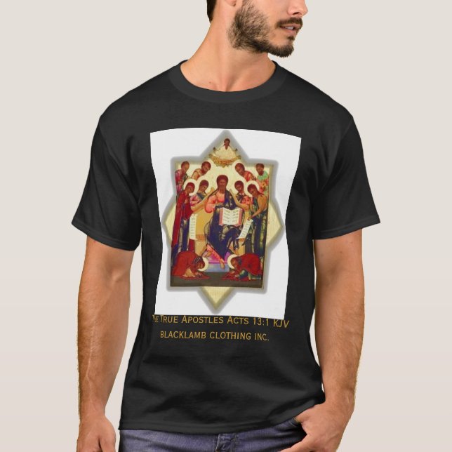 diamond shape Christ and Apostles, The True Apo... T-Shirt (Front)