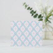 diamond shaped blue pattern (Standing Front)