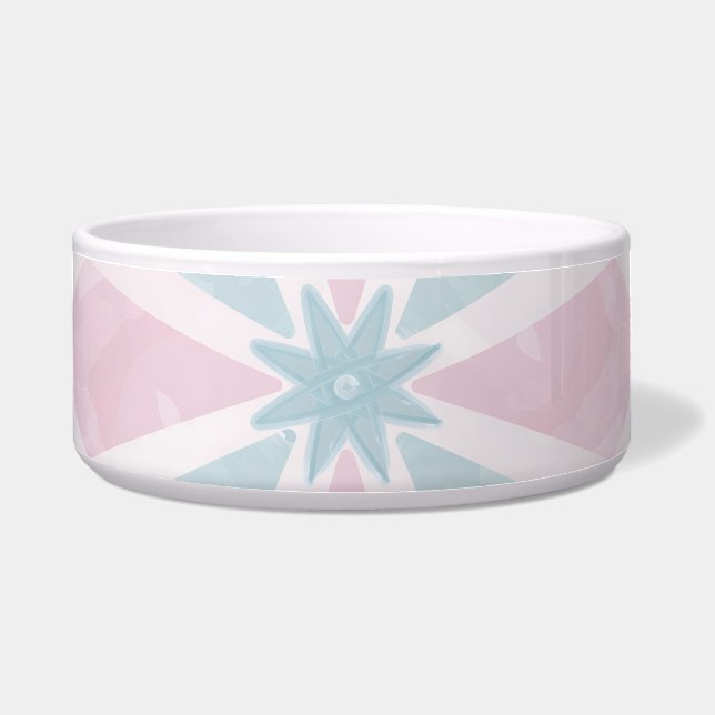 diamond shaped blue pattern bowl (Front)