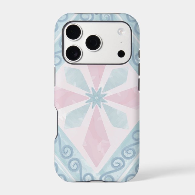 diamond shaped blue pattern Case-Mate iPhone case (Back)