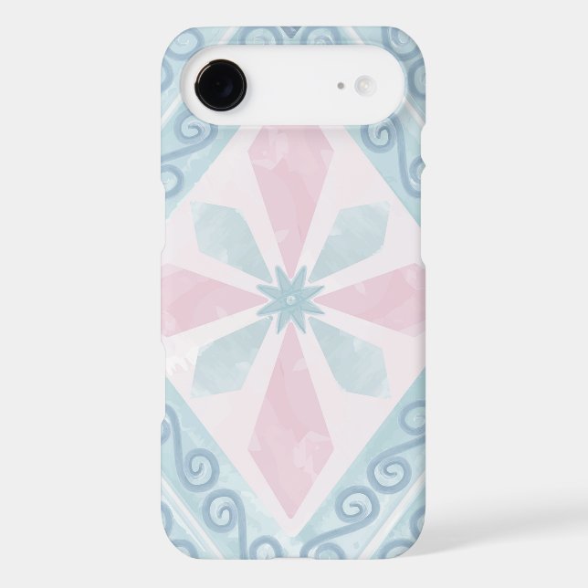diamond shaped blue pattern Case-Mate iPhone case (Back)