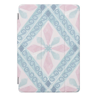 diamond shaped blue pattern iPad pro cover