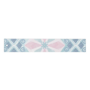 diamond shaped blue pattern ruler