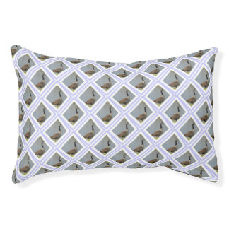 Diamond Shaped Goose By Pond Dog Bed