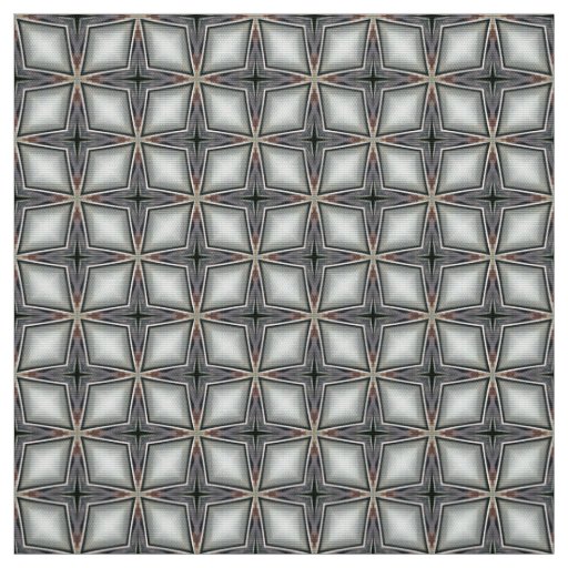 Diamond silver tile pattern Upholstery Fabric