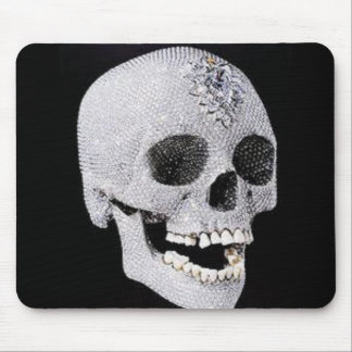 Diamond skull product mouse pad