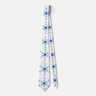 Diamond Snowflake Pattern Neck Tie