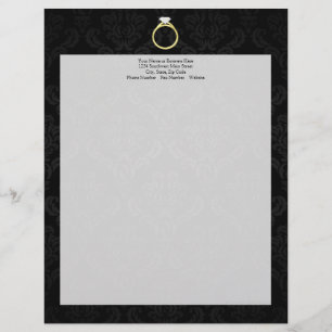 Diamond Solitaire Ring Letterhead
