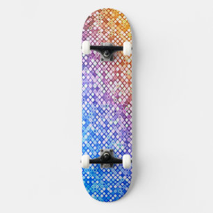 Diamond Sparkle Ombre Skateboard