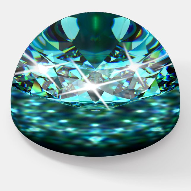 Diamond sparkly gemstone elegant paperweight (Angled)