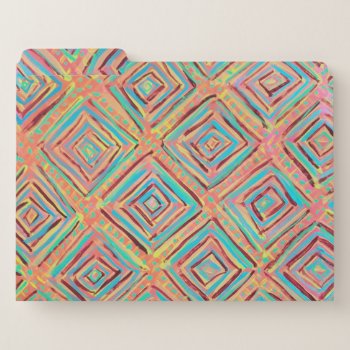 Diamond Square Painting File Folder by ch_ch_cheerful at Zazzle