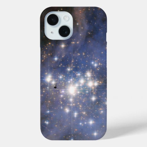 Diamond Stars in Carina Nebula Hubble Space iPhone 15 Case