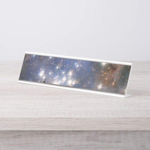 Diamond Stars in Carina Nebula Hubble Space Desk Name Plate