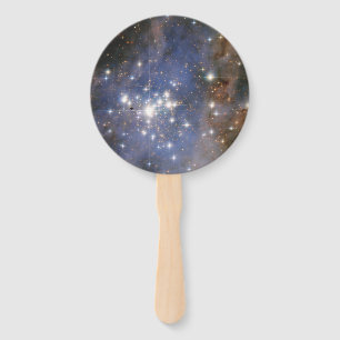 Diamond Stars in Carina Nebula Hubble Space Hand Fan